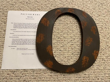 New Pottery Barn  RUSTIC METAL LETTER "O"