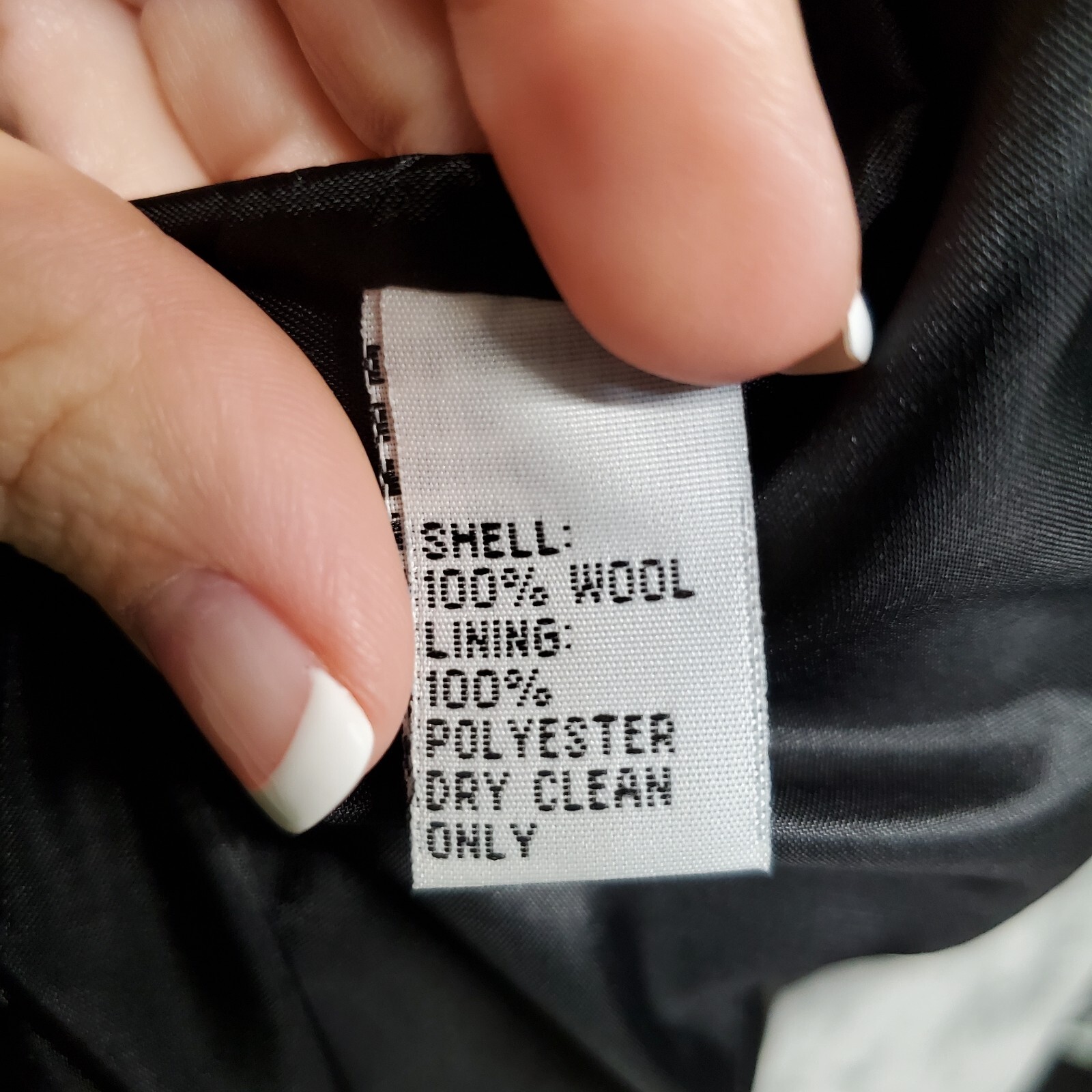 Talbots Blazer Womens 8 Black Solid Pockets 100% … - image 4