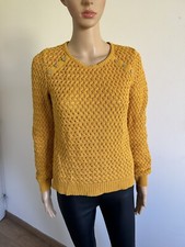 Pull jaune moutarde Cache Cache taille S TBE