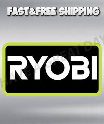 Ryobi Tools Logo Sticker / Vinyl Decal  | 10 Sizes!! with TRACKING!