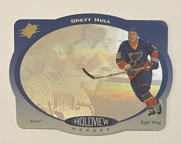 1996-97 SPx Holoview Heroes #HH8 Brett Hull