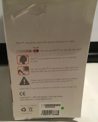 Silk'n Epil Hair Removal System Light Pulse Flash Lamp Professional Device - Picture 4 of 9