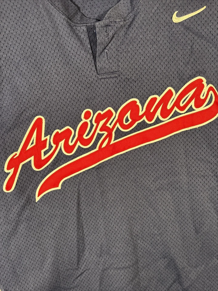 VINTAGE Arizona Wildcats Baseball Jersey Nike Size 38 Adult SM 90s Player Issue - Image 2 of 4