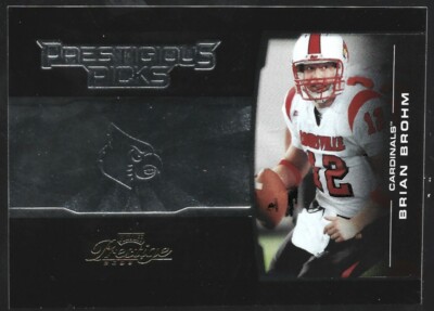 2008 Playoff Prestige PP #PPI-16 Brian Brohm RC, Louisville Cardinals #/500