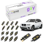 20 Bulbs Deluxe White LED Interior Dome Light Kit For BMW X5 E70 2006-2013