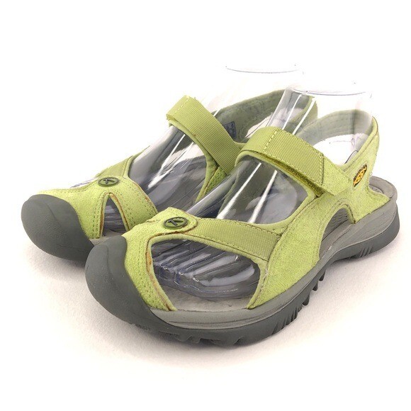Sandali da trekking impermeabili Keen Balboa donna taglia 7 EUR 37 5 verde agrumi scuro