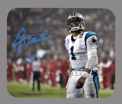 Cam Newton Carolina Panthers Facsimile Autographed Mouse Pad Item#3018