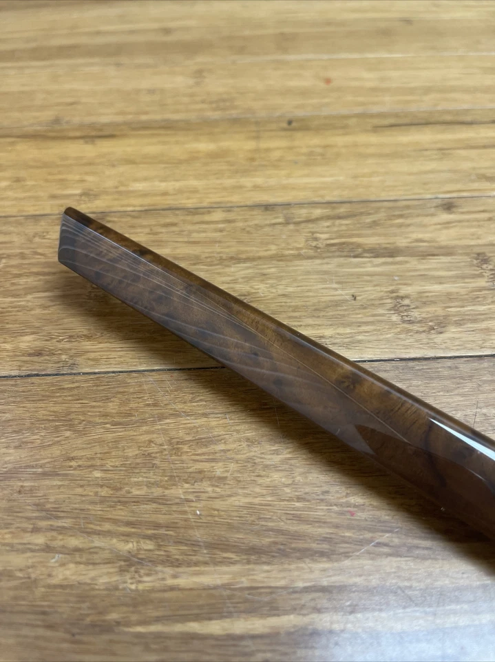 Painel de porta dianteiro direito Volkswagen EOS 2011-2015 acabamento marrom nogueira fabricante de equipamento original - Imagem 2 de 4