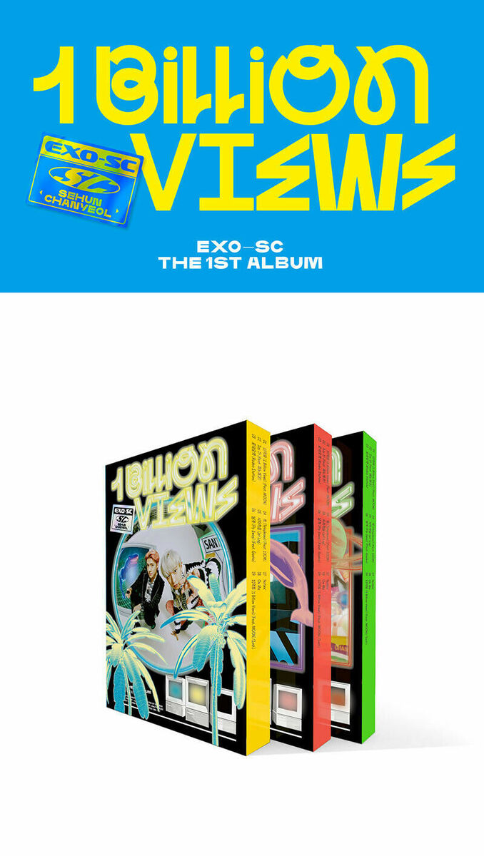 EXO-SC [1 BILLION VIEWS/10억뷰] 1st Album PARK CD+Fotobuch+3