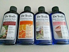 12 X New Dr. Teal's 3 Ounce Foaming Baths - Four Different Scents - Travel Gym