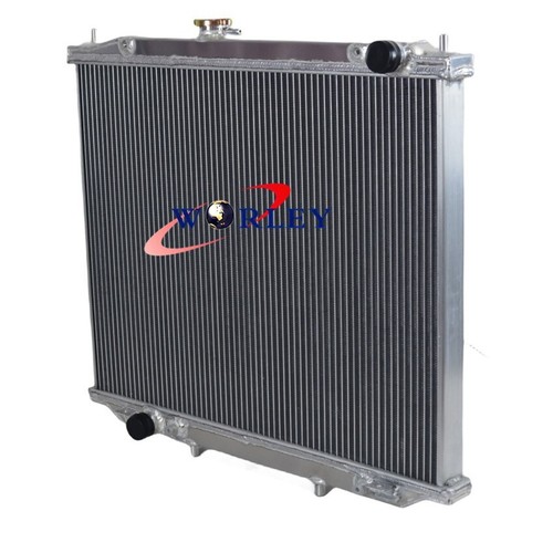 Aluminum Radiator&FANS For Nissan TERRANO 2.4L Petrol R20 2.7L Diesel 1993-1999 - Picture 8 of 10
