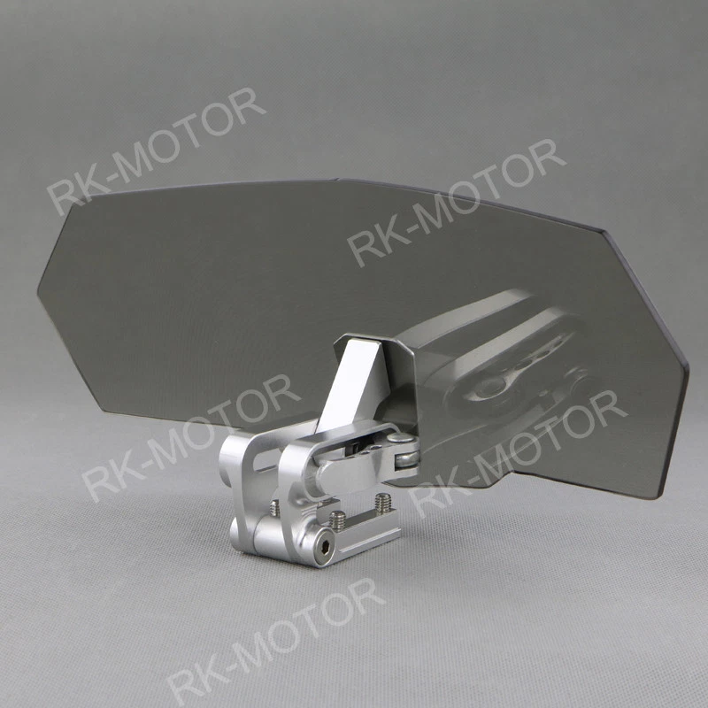 Alerón alto gris claro con clip para parabrisas apto para BMW R1150GS Adv Foto 4 de 4