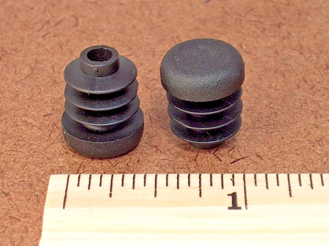 Plastic Insert Caps the open end of 1/2