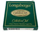 Longaberger Collectors Club Lapel Pin
