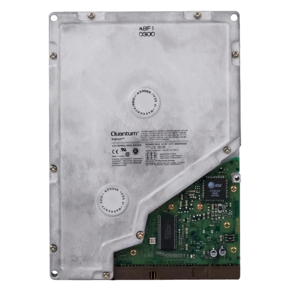 Hard Drive Quantum Bigfoot BF25A011 2.5GB 3.6K 2MB Ata 5.25 " 2550AT - Image 3 of 3
