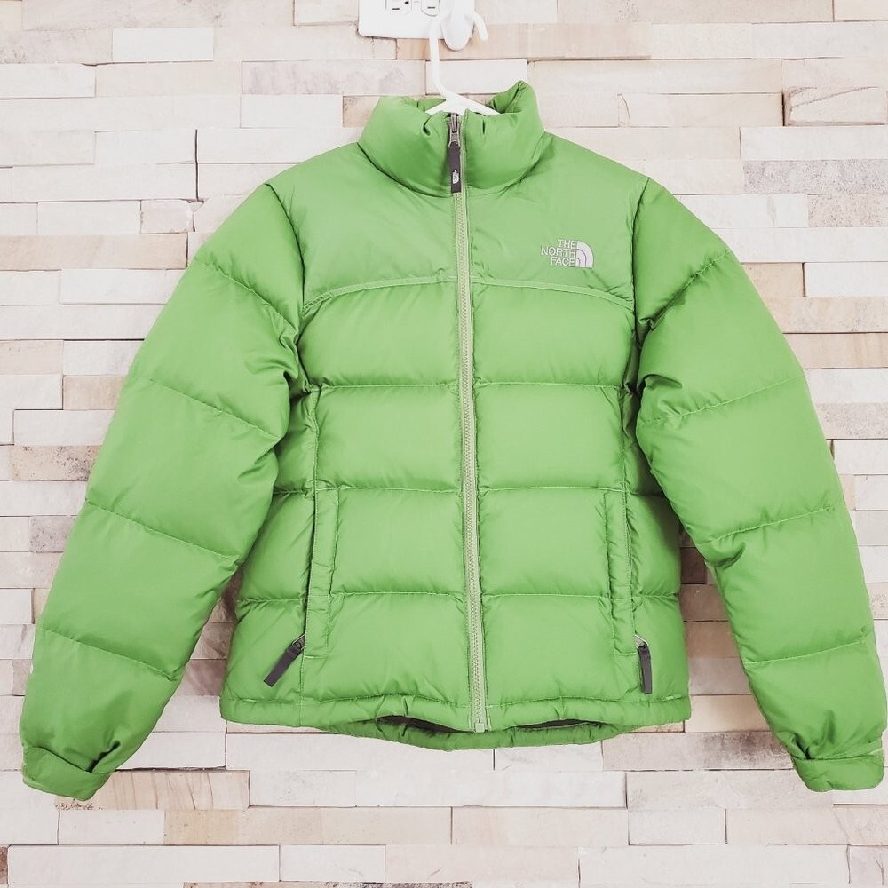 North Face Womens Small Green Retro Nuptse 700 Goose Down North Face Womens Small Green Retro Nuptse 700 Goose Down