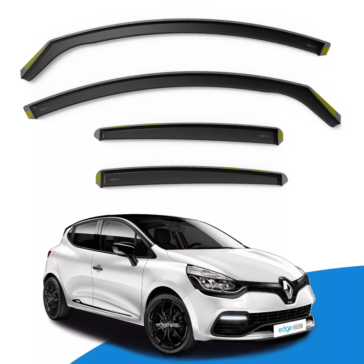 Renault clio mk4 wind on sale deflectors