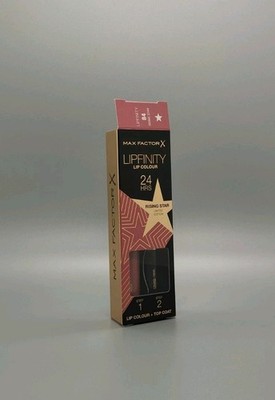 Max Factor: Lipfinity 24HRS- Lip Colour 2,3 ml + Top Coat 1,9 g - 84 Rising Star