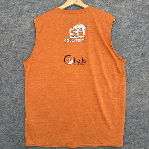 Patagonia Capilene Cool Breakneck Point Trail Runs Tank Top Shirt Mens Large NEW - Picture 9 of 13