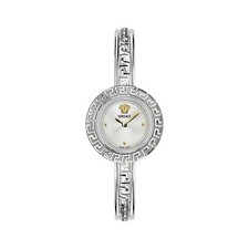 Versace Silver Womens Analogue Watch La Greca VE8C00324