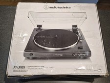 Audio-Technica AT-LP60X Automatic Belt-Drive Turntable BLACK New W/ Bad Box