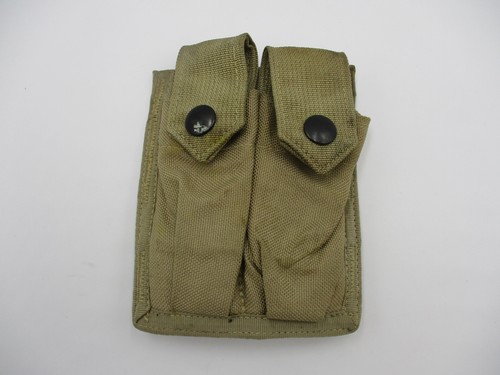 SPEC OPS Brand Tactical Double Magazine Pouch Tan Nylon MOLLE USA Pistol 5092