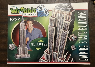 Wrebbit 3D Puzzle Empire State Building 975 Pieces Complete