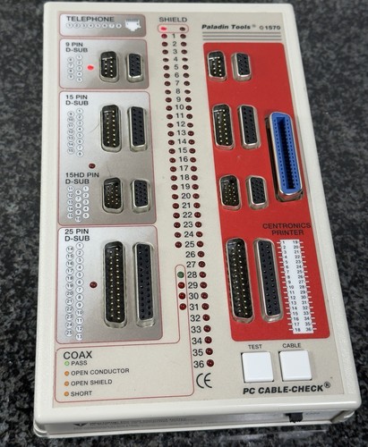Paladin Tools Model 1570 ~ PC Cable Check Pro Universal Cable Tester - Afbeelding 3 van 5