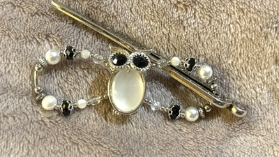 Lilla Rose Flexi - Clip 4092 Dania Barrette Nickel Plated