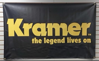 Kramer Guitars - The Legend Lives On - Big (3x5) Authorized Dealer Vinyl Banner