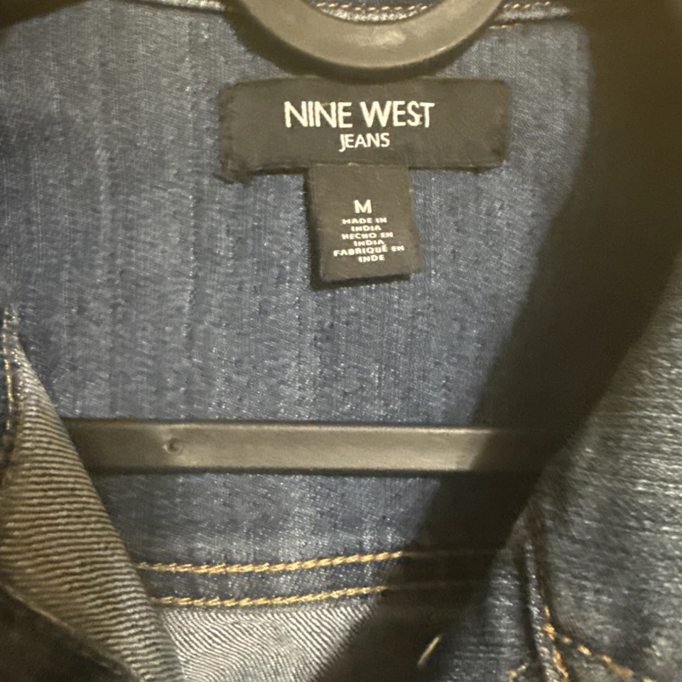 Woman’s Medium Nine West Jeans Vest - Image 4 of 4