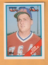 Jim Poole Team USA 1988 Topps Traded #88T XRC Georgia Tech Yellow Jackets