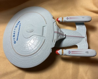 1987 Galoob Star Trek NCC- 1701-D Enterprise Die-Cast Toy Collectible 