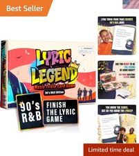 Lyric Legend 90  s R B Music Trivia - Adult Games for Game Night - Good for Gr...