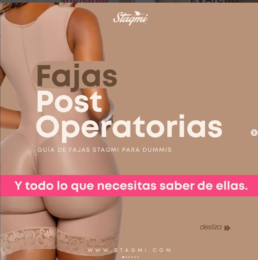 Faja 100% Colombiana Fajas Post Cirugía o Lipo Instantánea Diaria $175 ¡Nueva Stagmi!