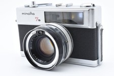Very Good/Minolta Hi Matic 7S Rangefinder Film Camera Rokkor PF 45mm f/1.8 Lens