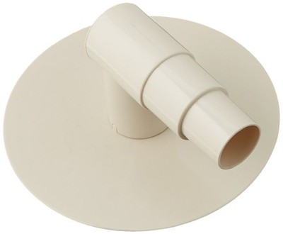 Pool Skimmer Vacuum Plate Elbow Low Profile White Adapter Hose 1.25 1.5 Inch