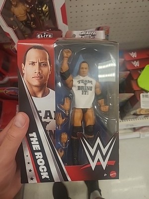 WWE The Rock Team Bring It Mattel Elite Collection Greatest Hits 