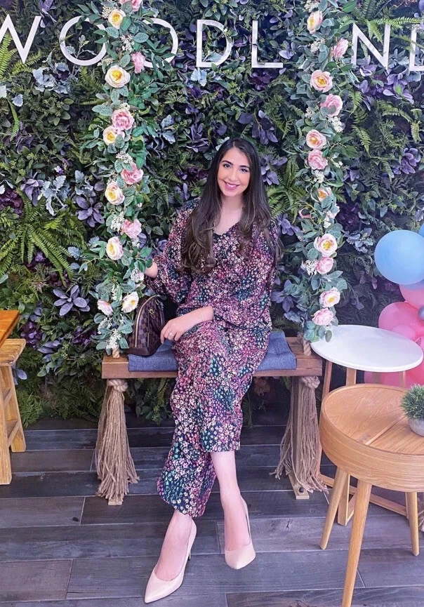 Mono largo con estampado floral multicolor talla M ZARA NUEVO CON ETIQUETAS Foto 3 de 4