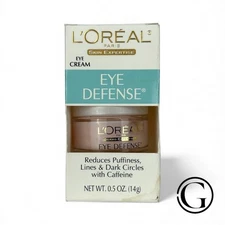 L'Oreal Eye Defense-Reduces Puffiness-Lines-Dark Circles (14g) 0.5 OZ.