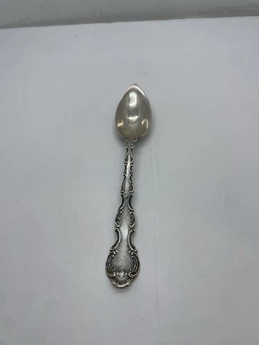 GORHAM - STERLING SILVER FRUIT SPOON 1897 STRASBOURG 5 5/8" No Mono