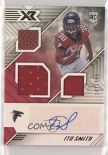 2018 Panini XR Rookie Triple Swatch Auto /199 Ito Smith #193 Rookie Auto RC