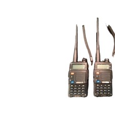 Pair BaoFeng BF-F8HP 8W Dual Band Two-Way Radio - Black -New Antennas  Chargers