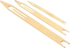 PATIKIL Netting Needle 130x8x3mm,180x15x4mm,230x20x5mm, Natural Color 