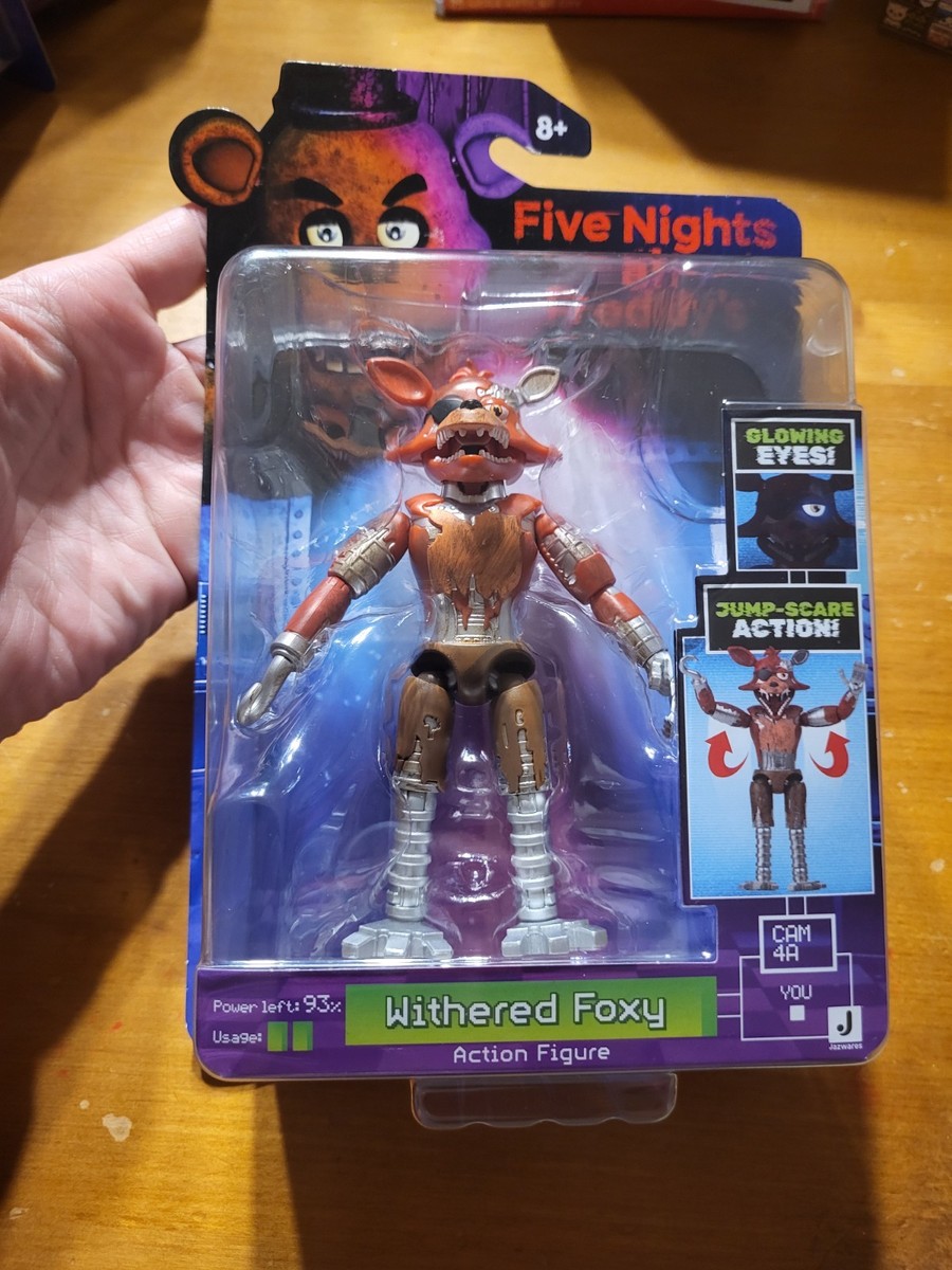 Five Nights at Freddy's WITHERED FOXY Jazwares 2025 GLOWS Action