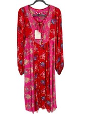 SPELL & THE GYPSY Women's Salsa Rose Floral Boho Midi Dress NWT XL