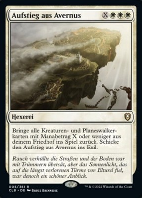 Aufstieg aus Avernus / Ascend from  - BALDUR's GATE -  deutsch  (n-mint +)  Rare
