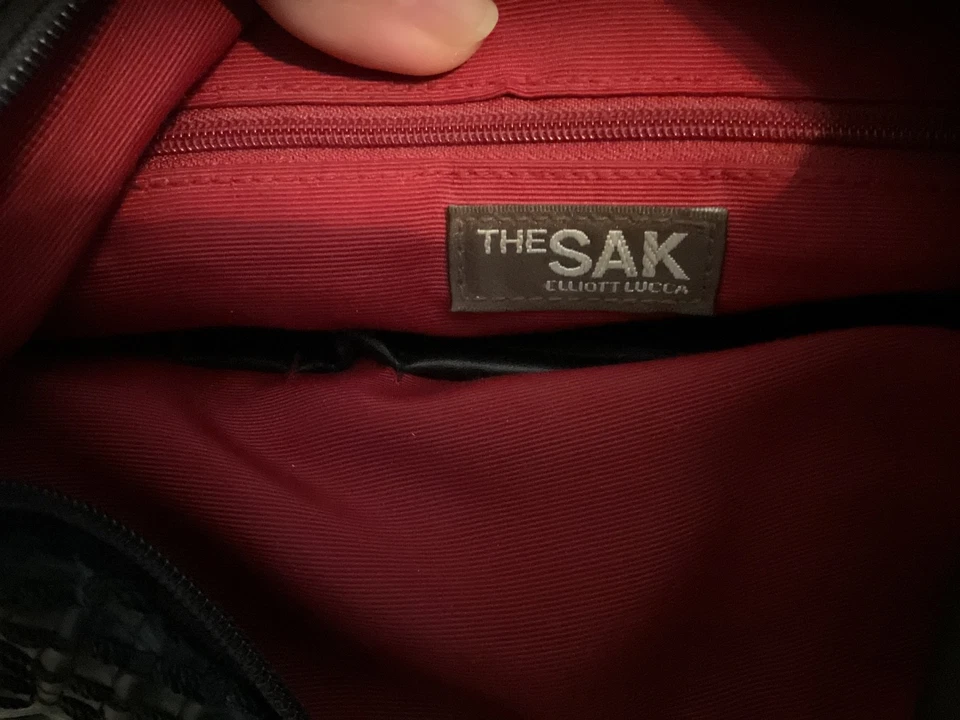 The Sak Elliott Lucca medium Shoulder Bag(Black)/Tote #02-07-TV-MTO - Image 4 of 4