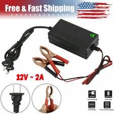 Portable 12V Auto Car Battery Charger Truck Trickle Maintainer Boat Motorcycle