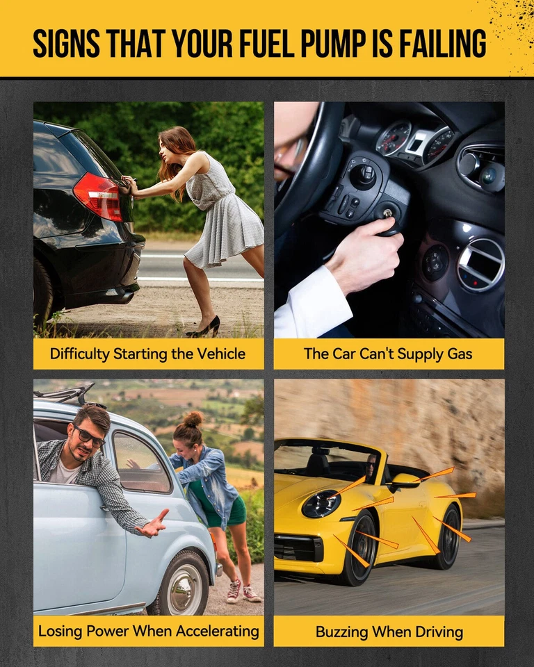 Fuel Pump Assembly For 1998-2003 Chevrolet Blazer 4.3L E3992M 19177220 25176789 - Image 4 of 4